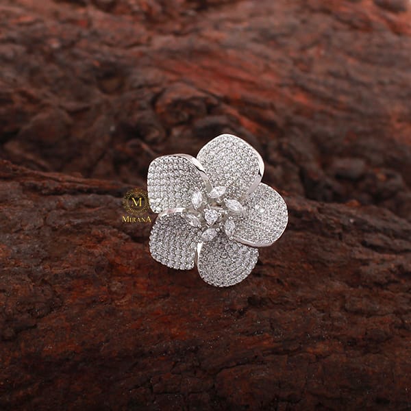 Lillie CZ Designer Ring