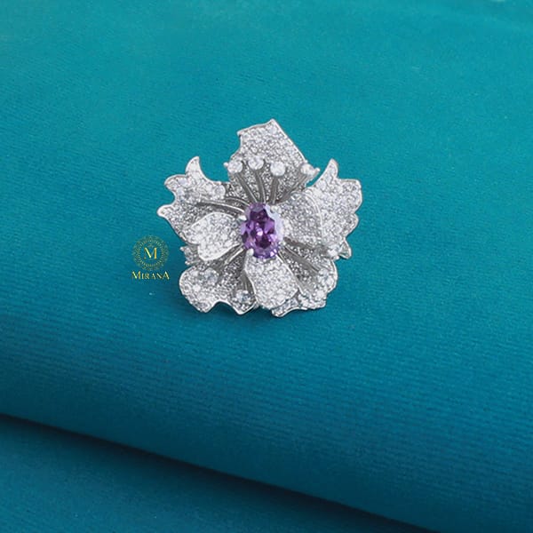 Scottie Lavender CZ Designer Ring