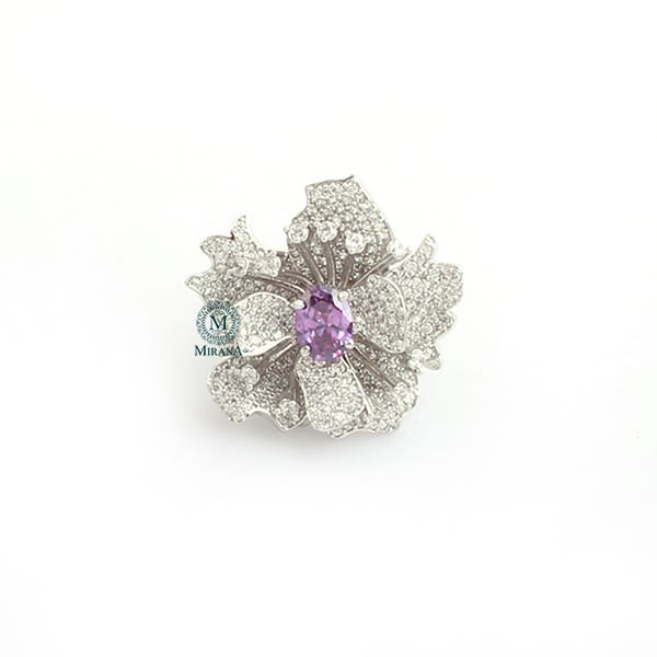 Scottie Lavender CZ Designer Ring