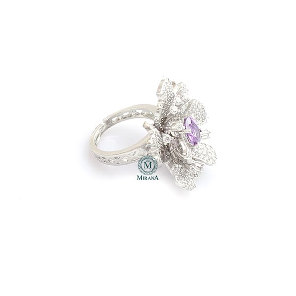 Scottie Lavender CZ Designer Ring