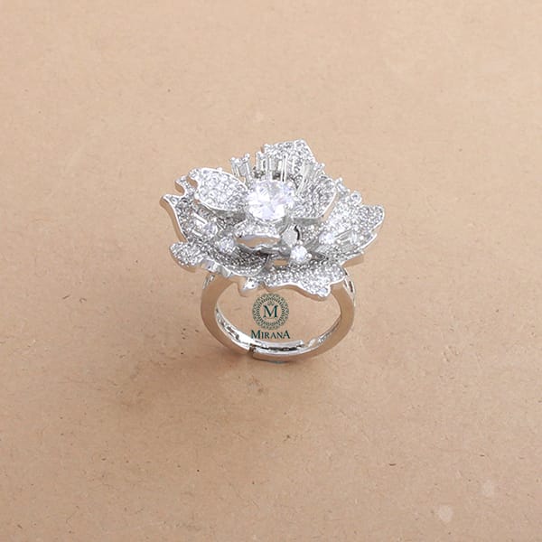 Scottie CZ Designer Ring