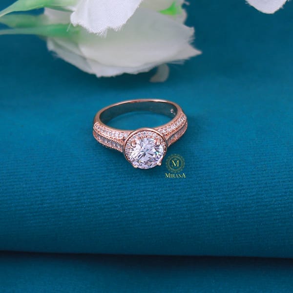 Nora CZ Designer Ring