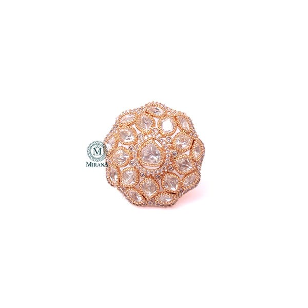 Jivika Polki Designer Ring