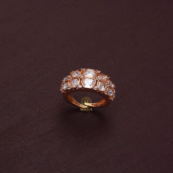 Maahi Polki Designer Ring