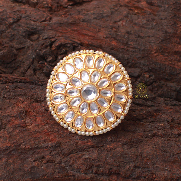 Shivika Polki Designer Ring