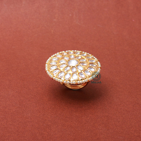 Shivika Polki Designer Ring