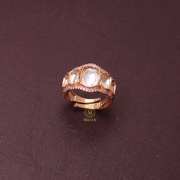 Mansi Polki Designer Ring