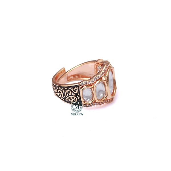 Mansi Polki Designer Ring