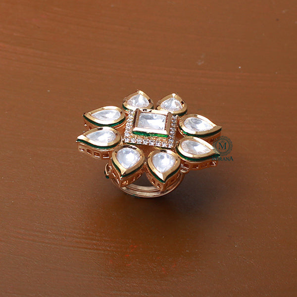 Tanisha Polki Designer Ring