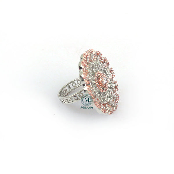 Delia CZ Designer Ring