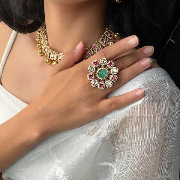 Namami Antique Designer Ring