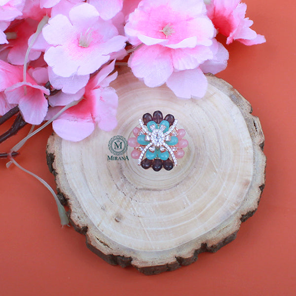 Lishi CZ Designer Ring