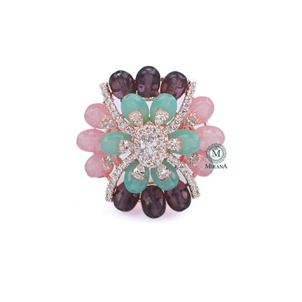 Lishi CZ Designer Ring