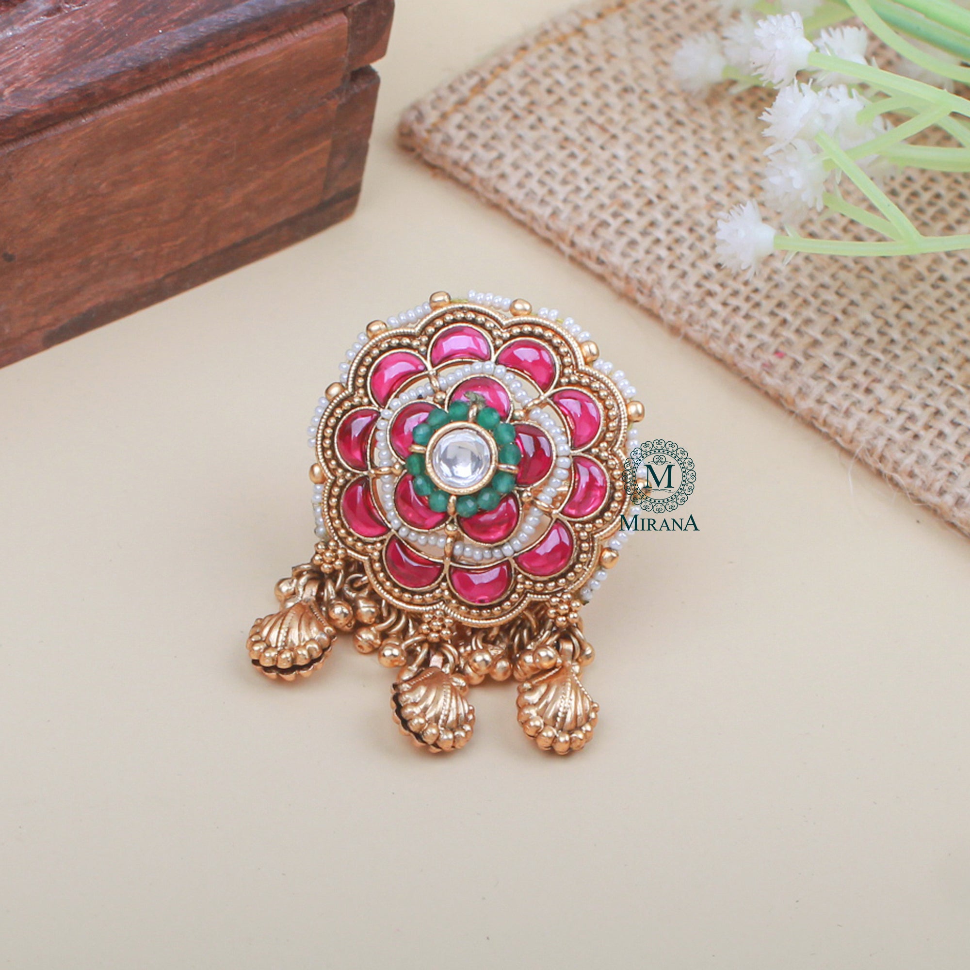Gulaab Antique Designer Ring