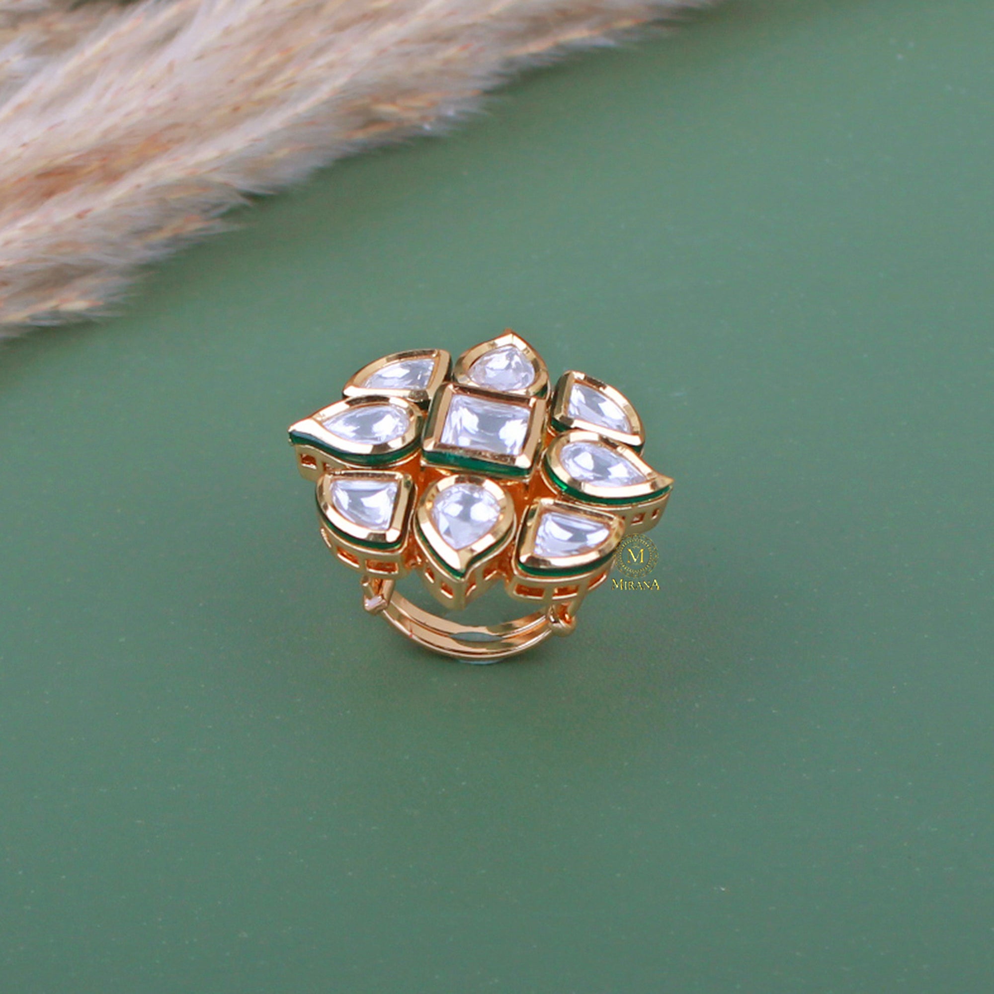 Chaaya Polki Designer Ring