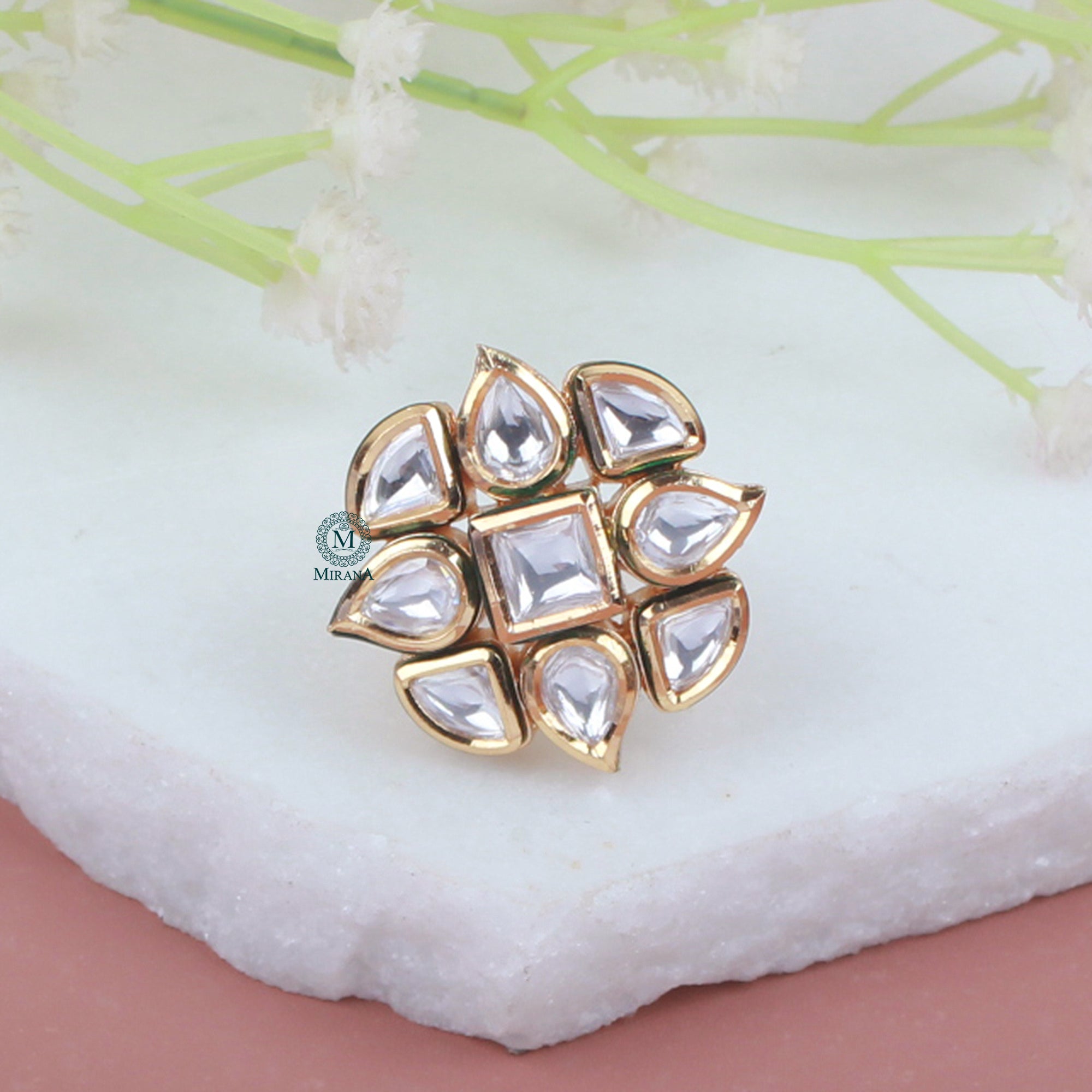 Chaaya Polki Designer Ring