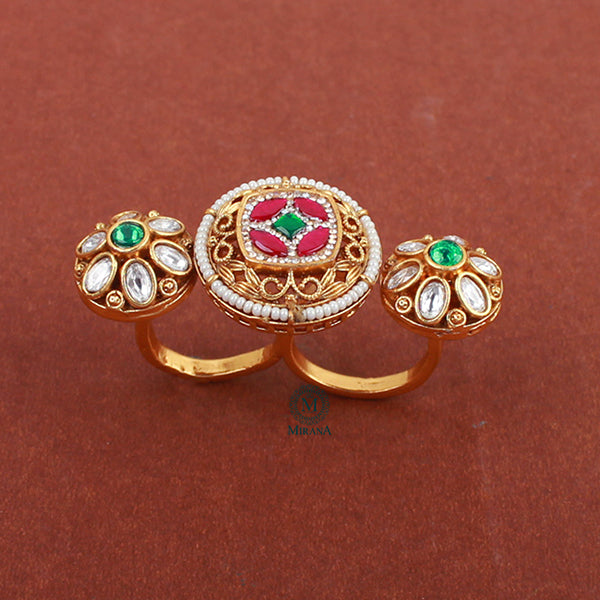 Rutvi Antique Designer Ring