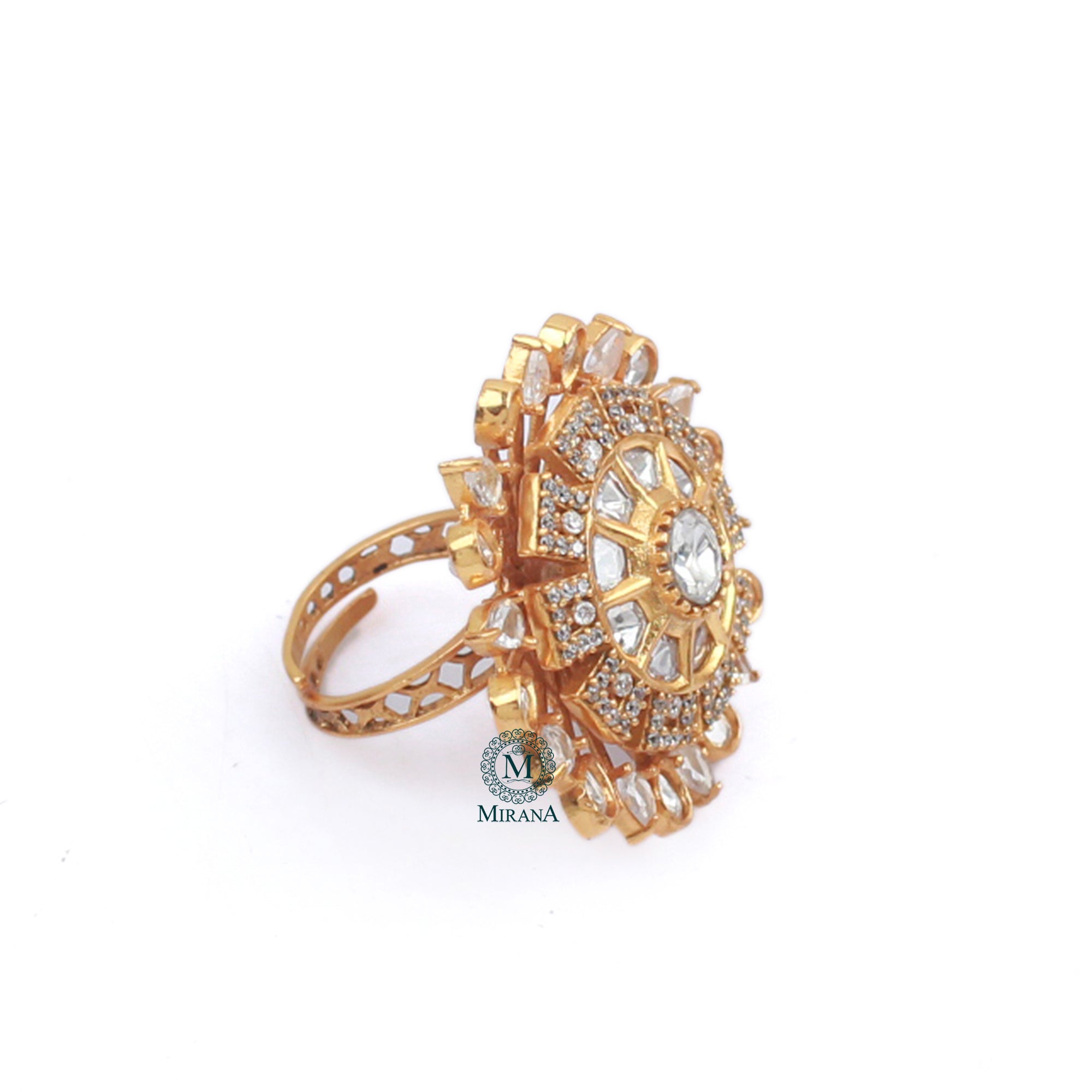 Tejaswini Polki Designer Ring