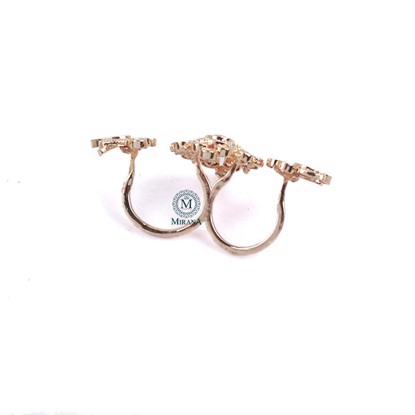 Sadhana Ruby Polki Designer Ring