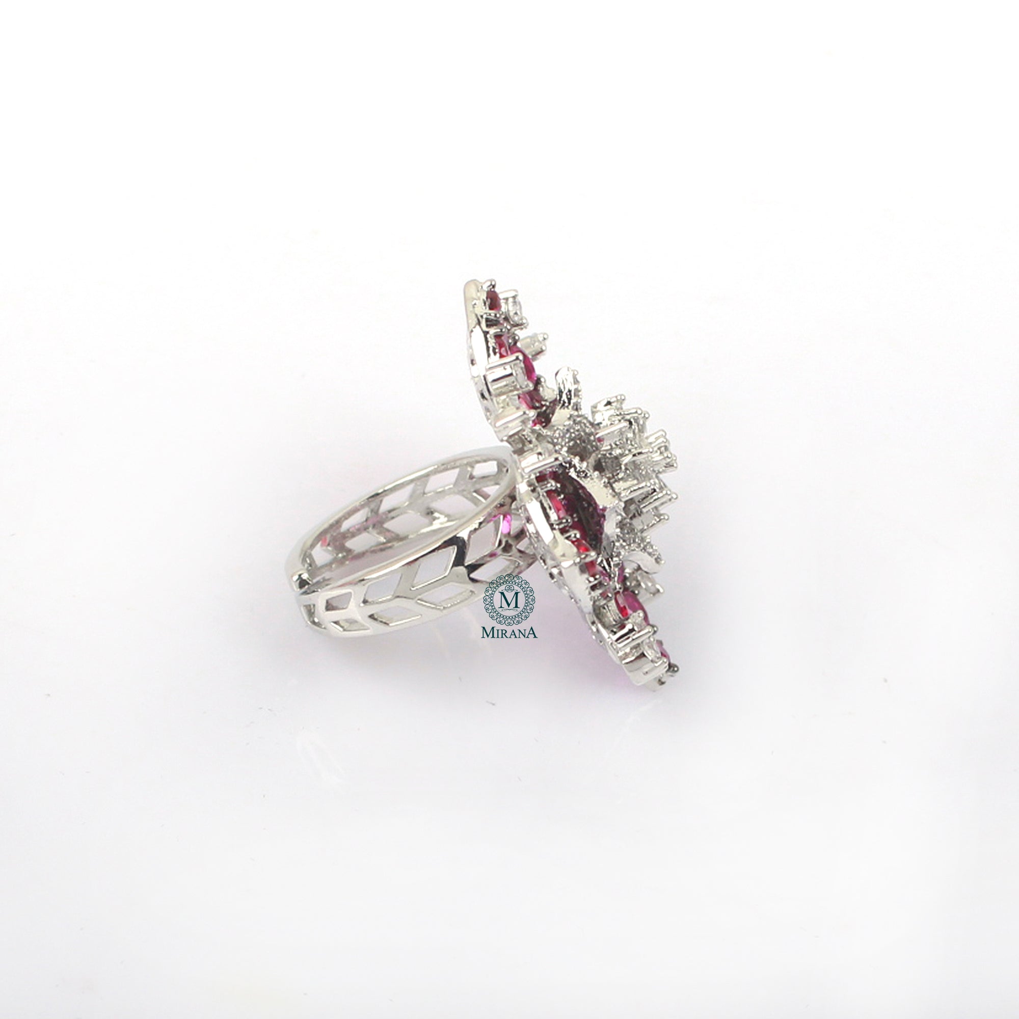 Noah Ruby CZ Designer Ring