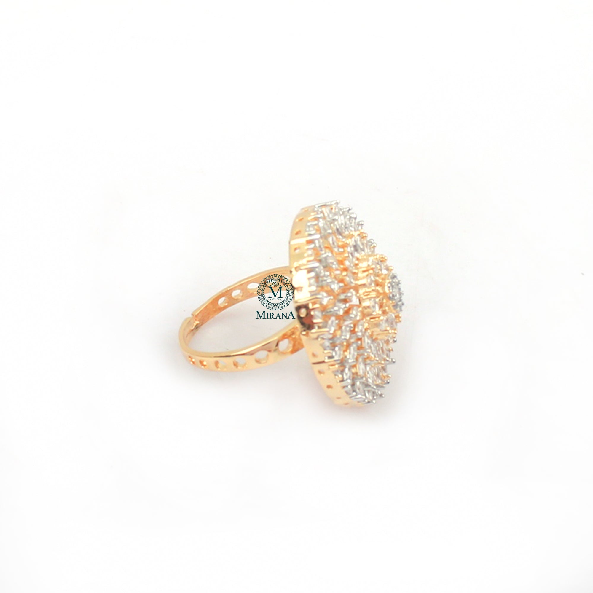 Nobisha CZ Designer Ring
