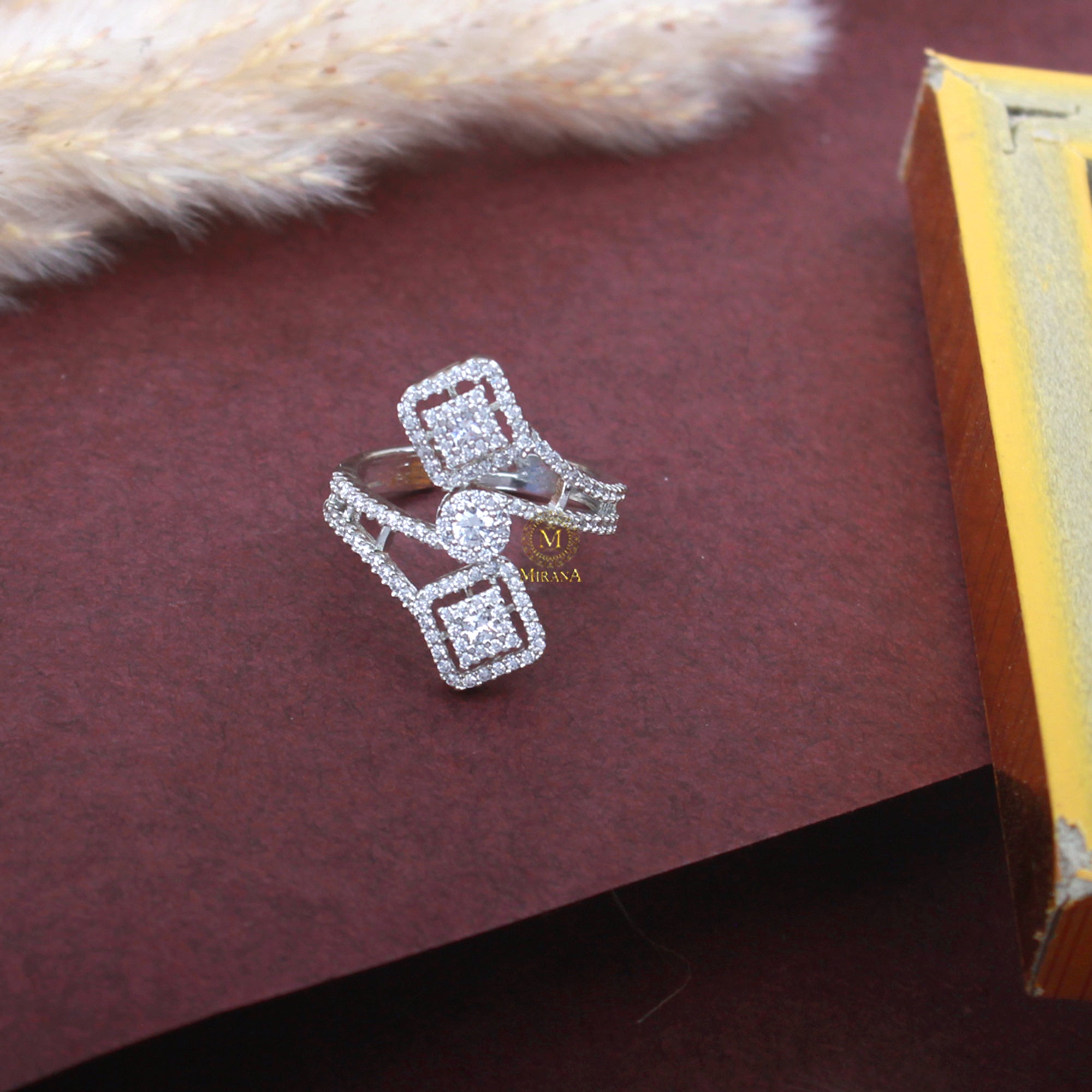 Molisha CZ Designer Ring