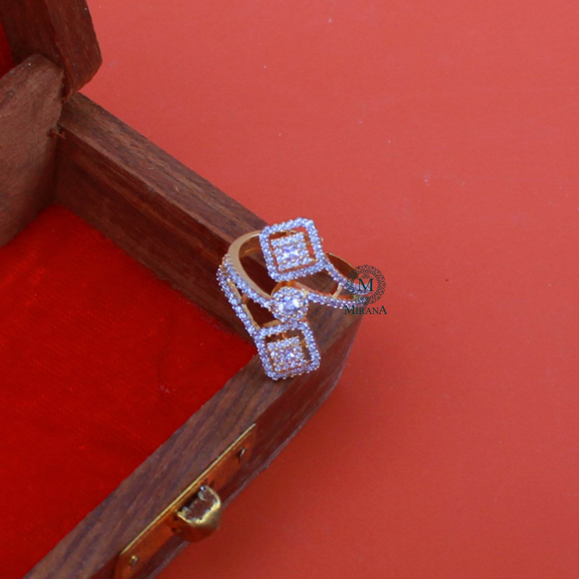 Molisha CZ Designer Ring