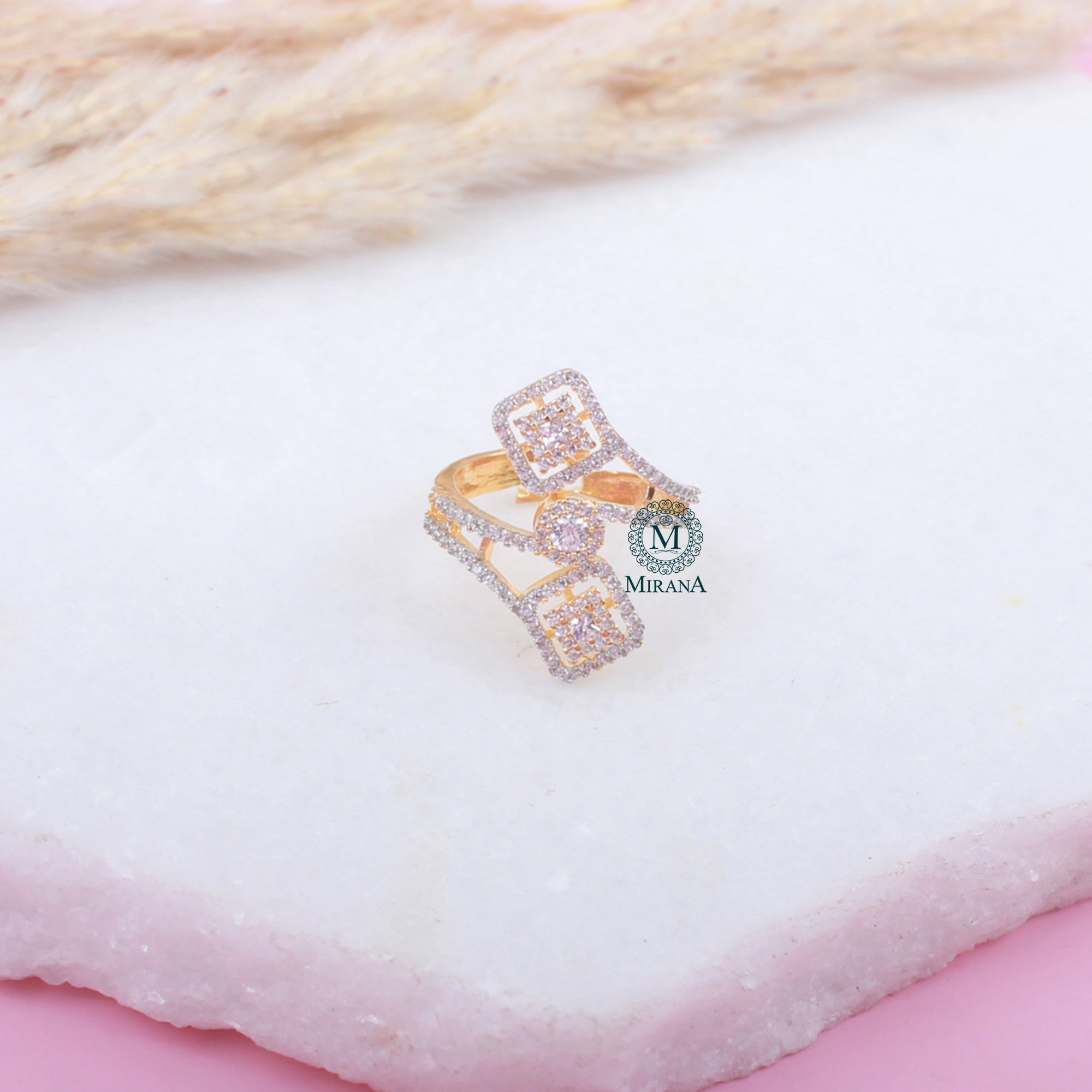 Molisha CZ Designer Ring
