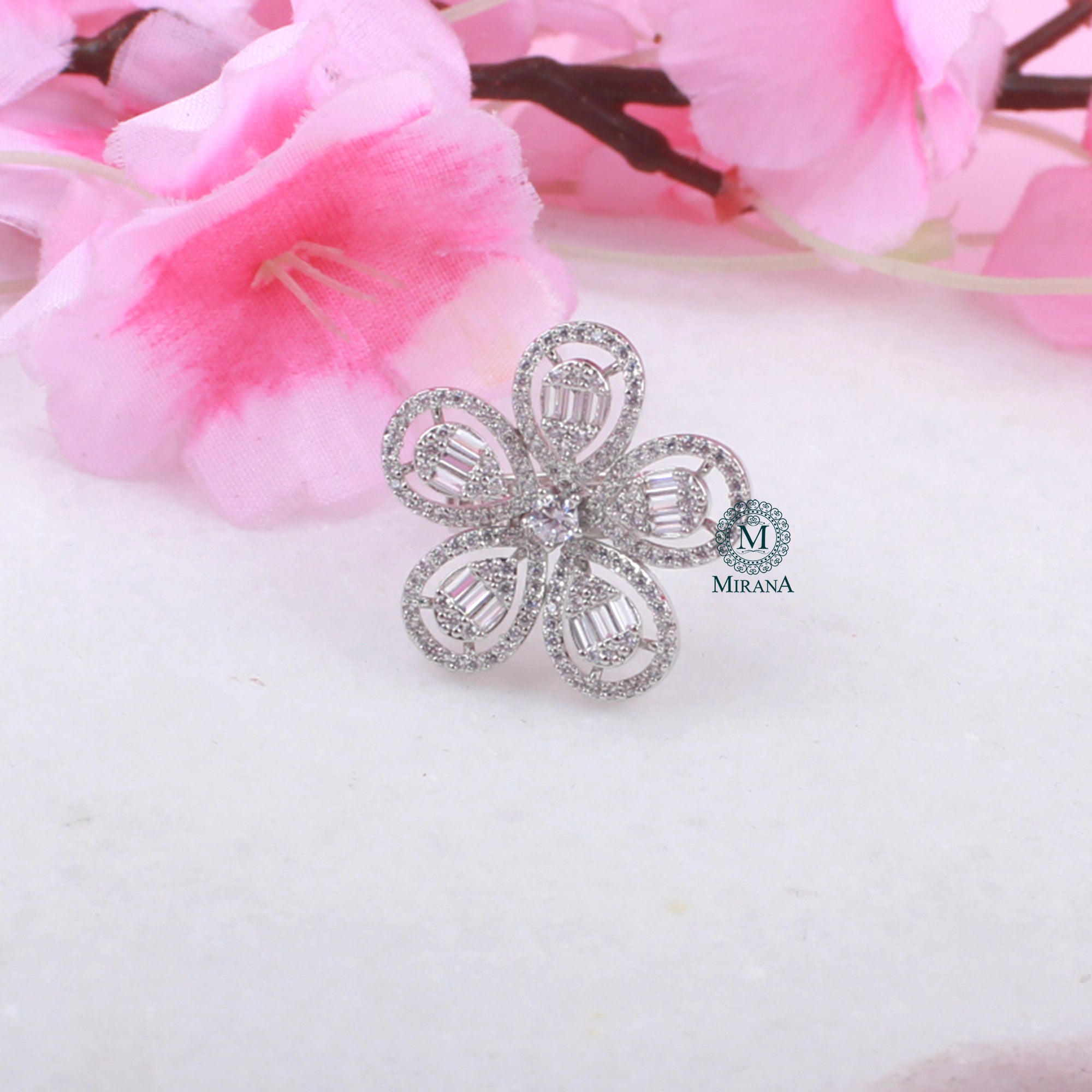 Maeve CZ Designer Ring