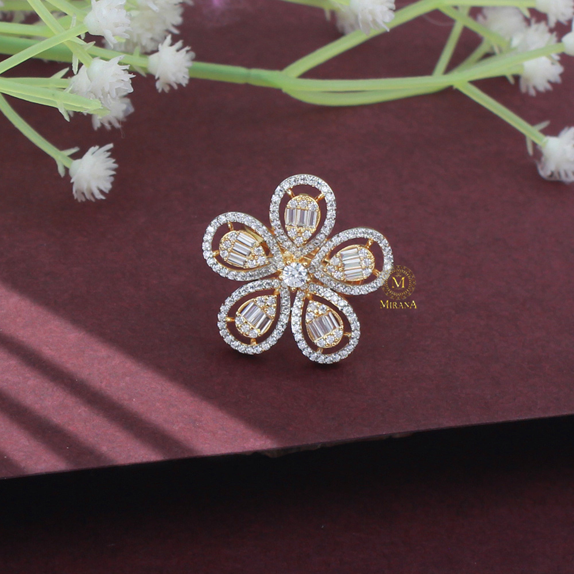 Maeve CZ Designer Ring
