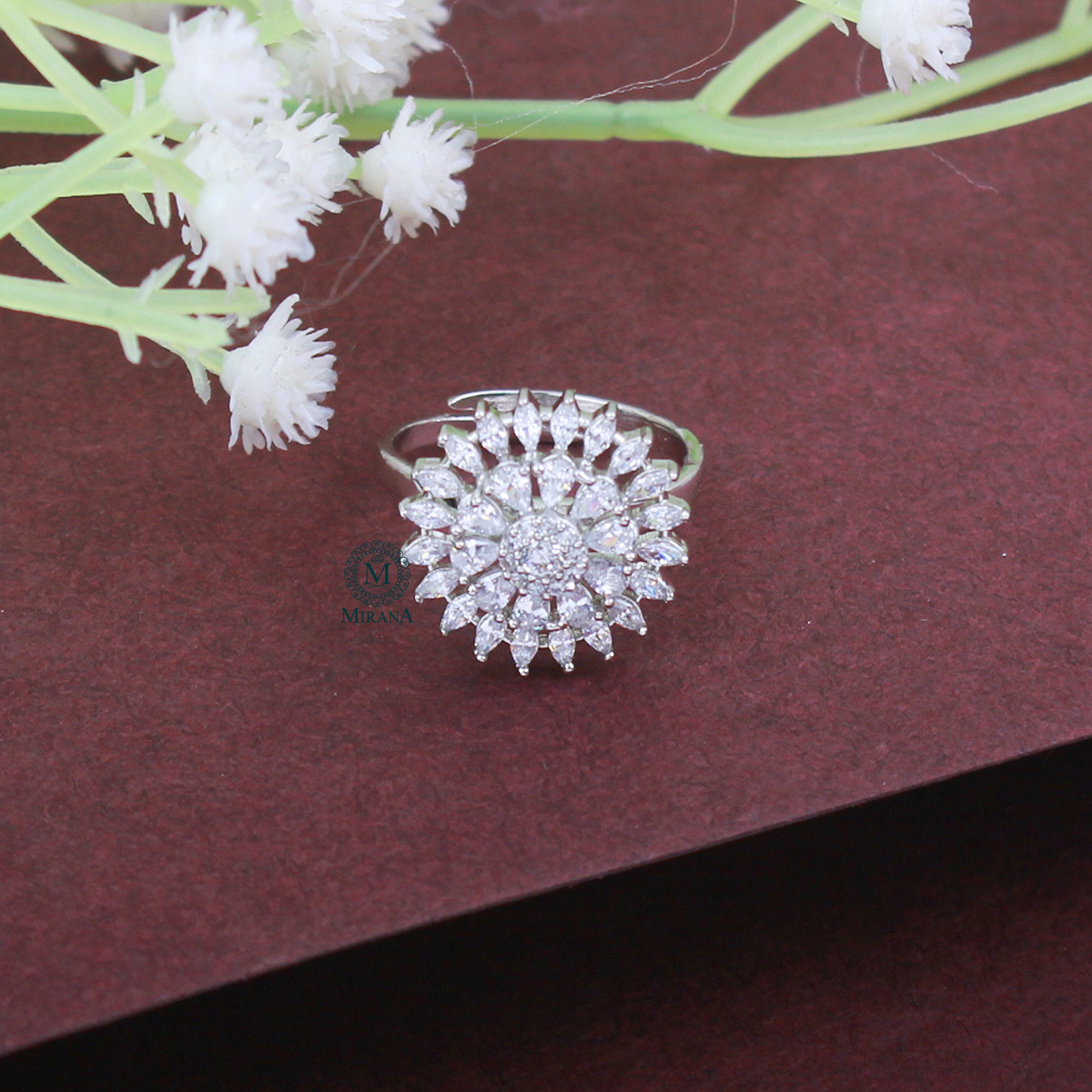 Nancy CZ Designer Ring
