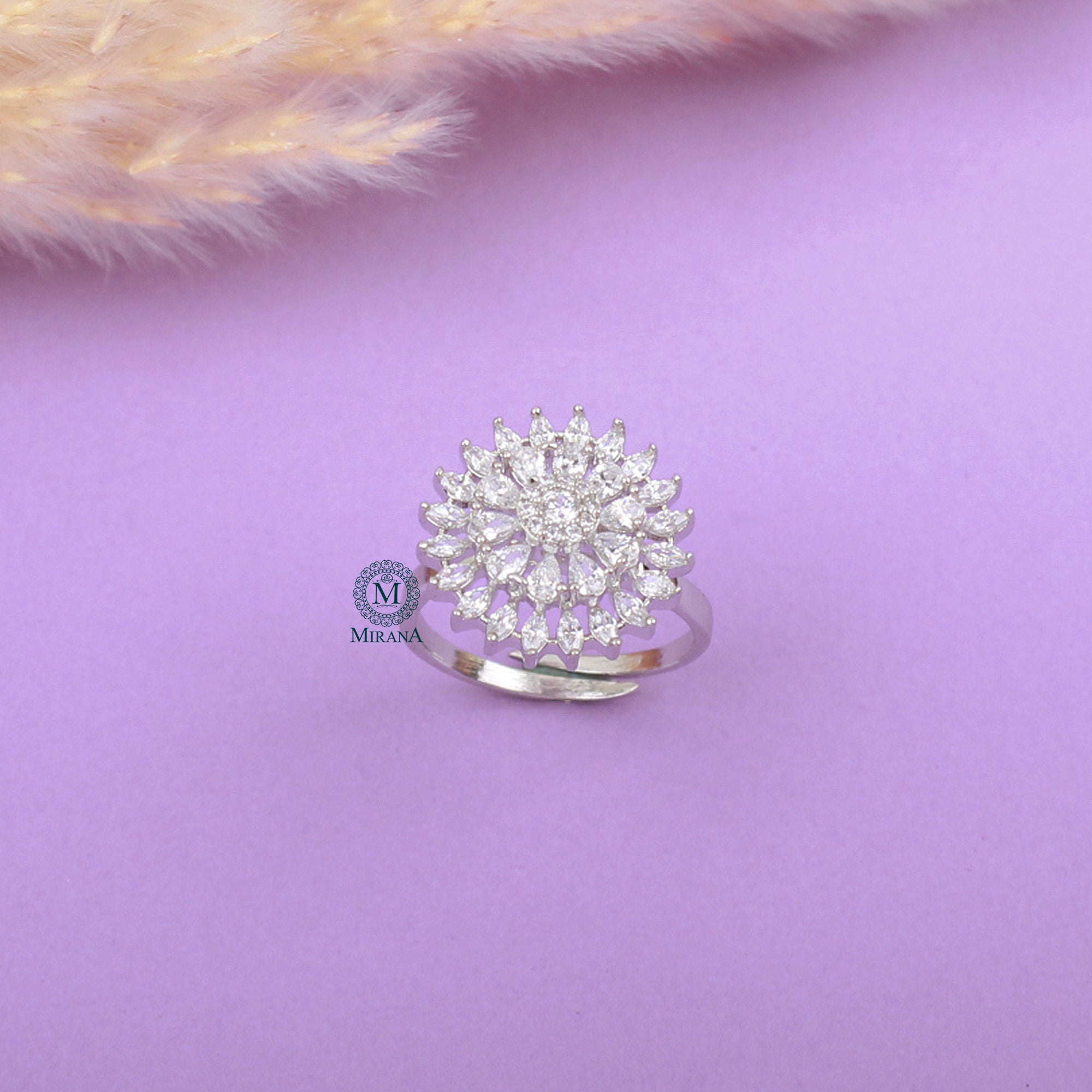 Nancy CZ Designer Ring