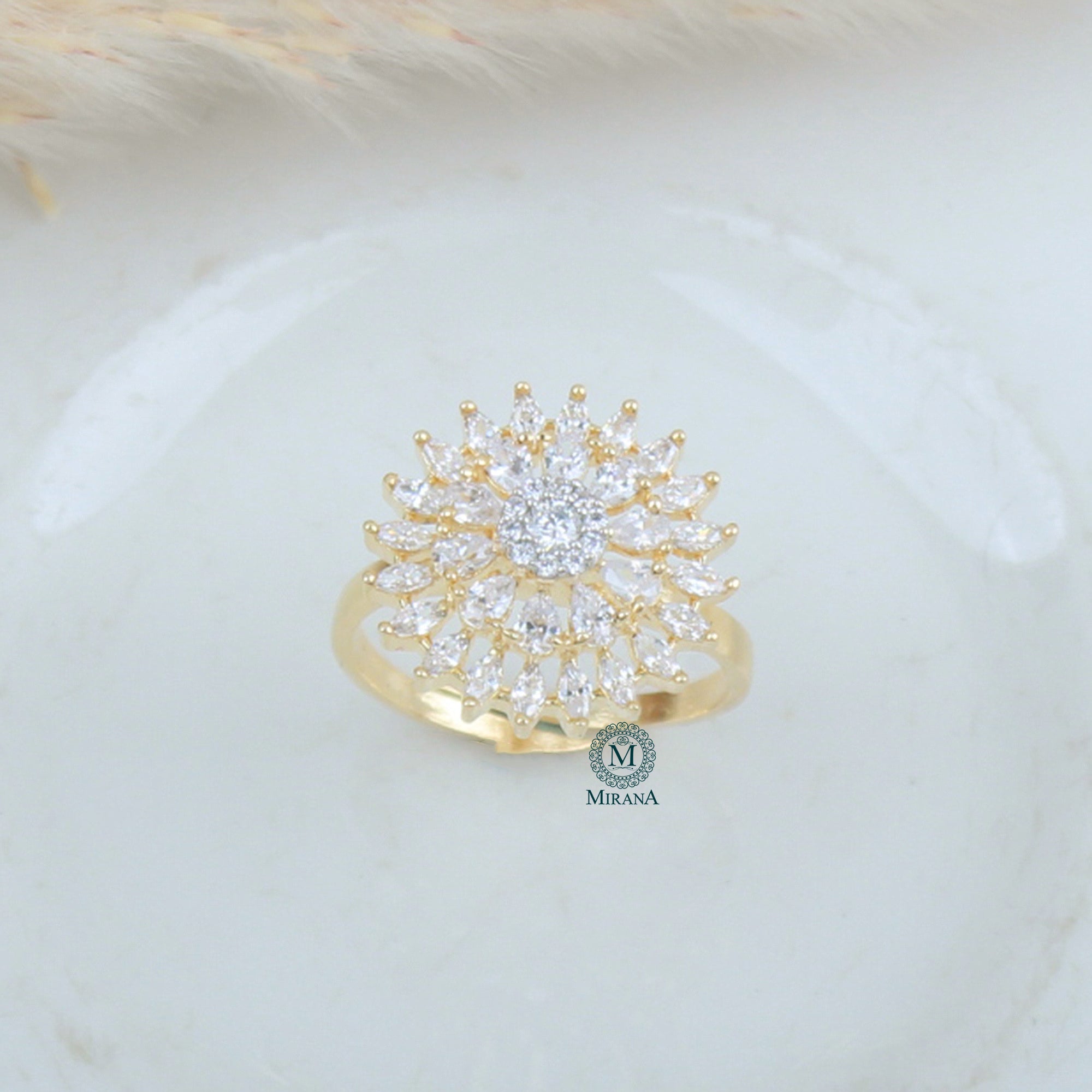 Nancy CZ Designer Ring