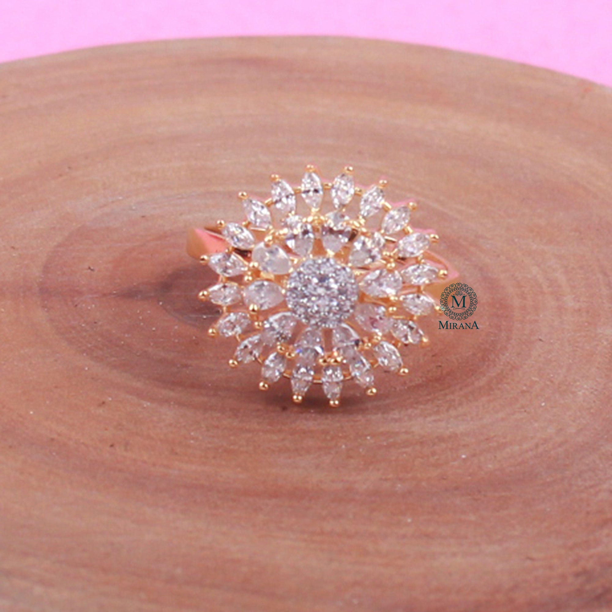 Nancy CZ Designer Ring