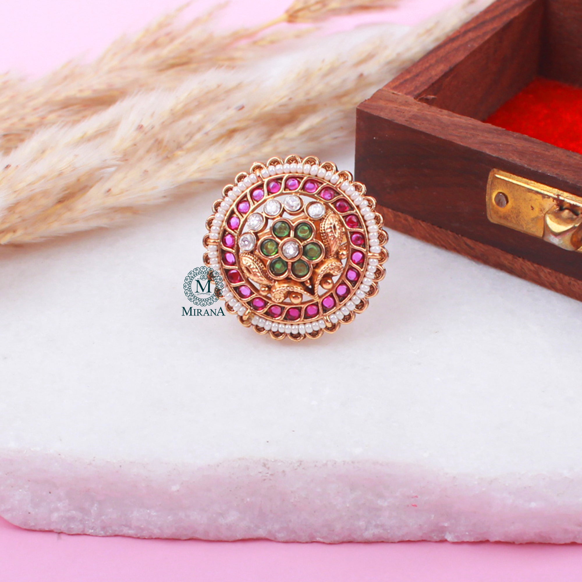 Shreya Antique Designer Ring