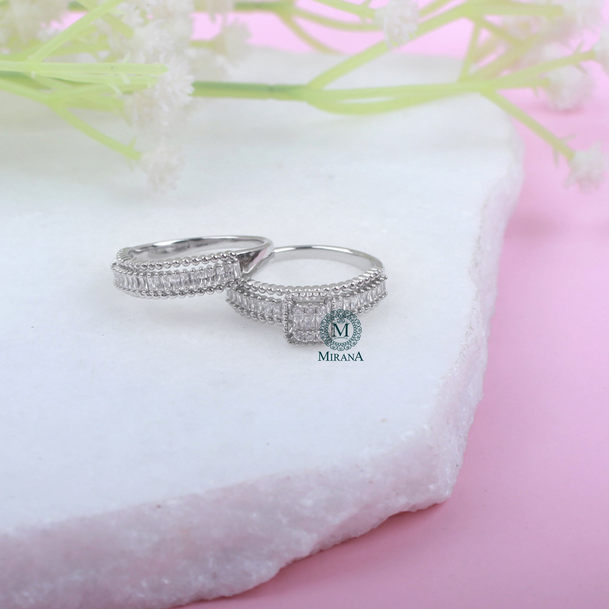 Ayla Stacking CZ Designer Ring