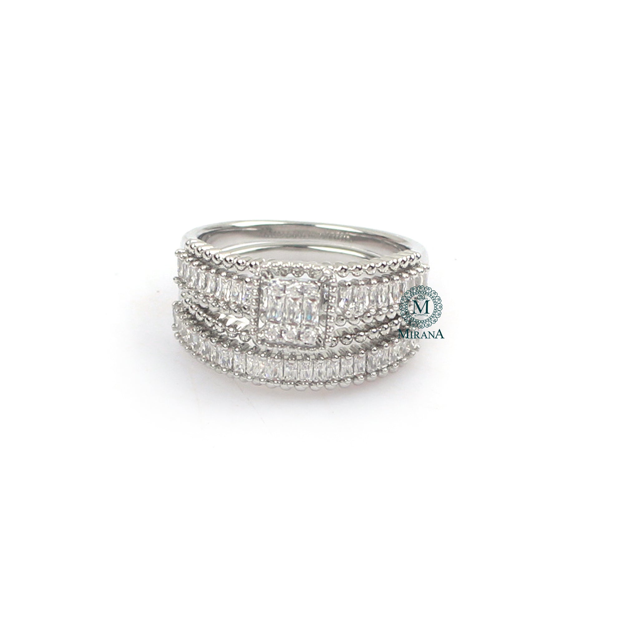 Ayla Stacking CZ Designer Ring