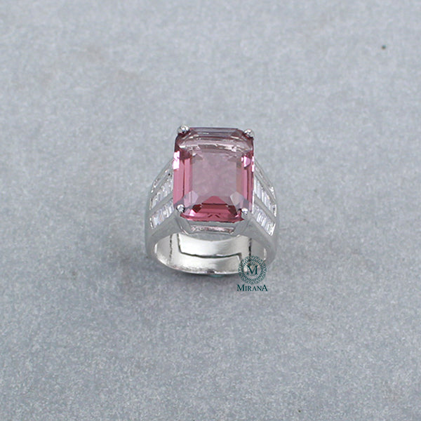 Leilani Wine Colour Designer Ring