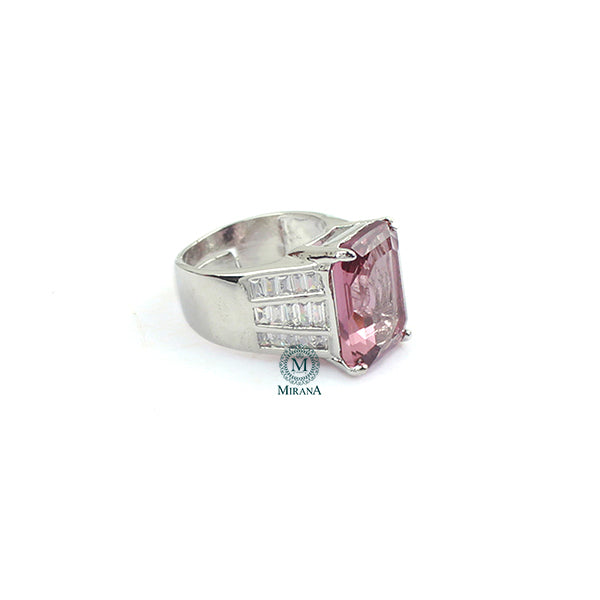 Leilani Wine Colour Designer Ring