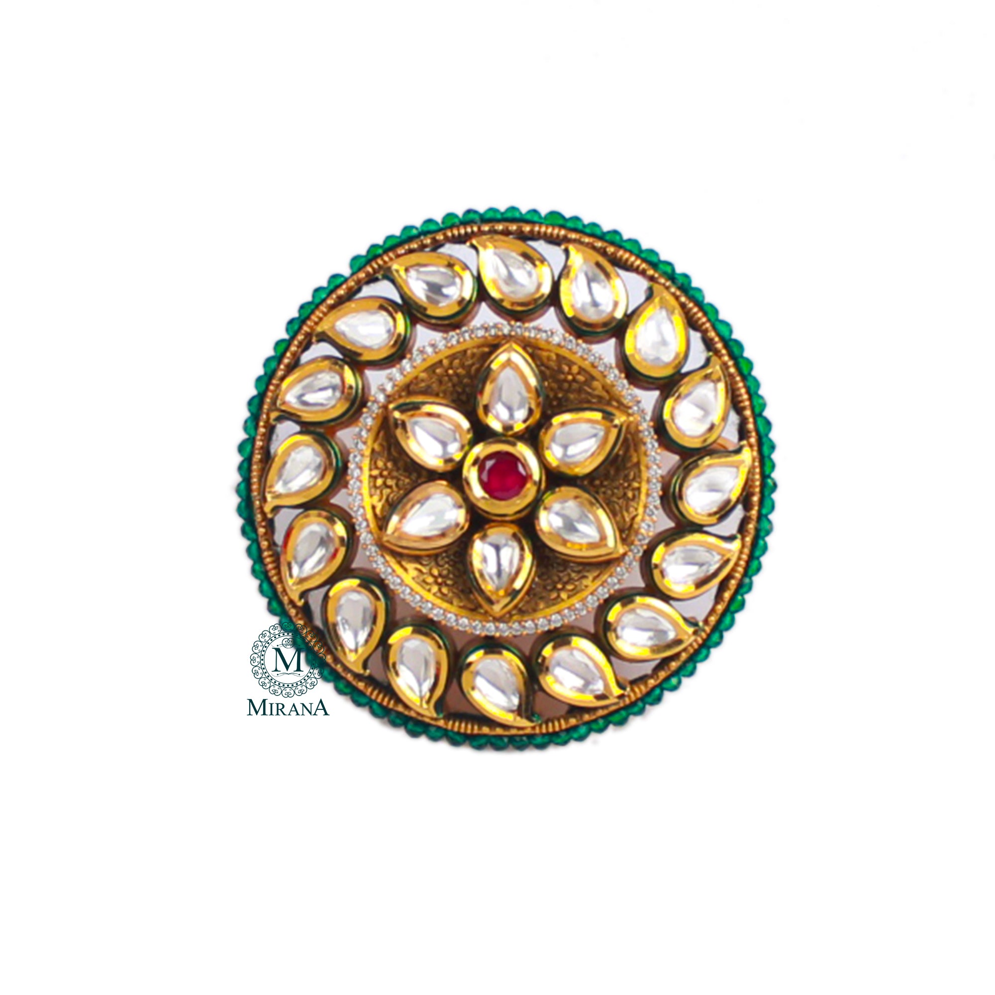 Nihita Polki Designer Ring