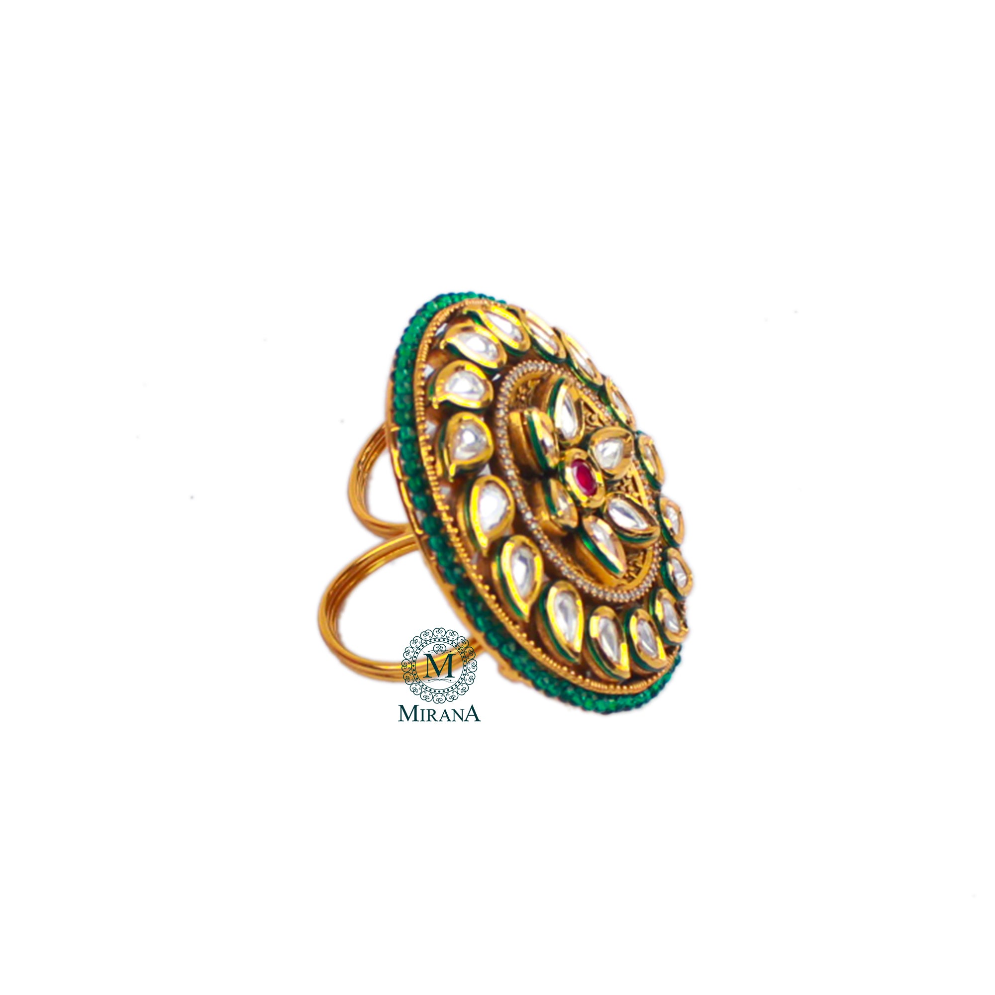Nihita Polki Designer Ring