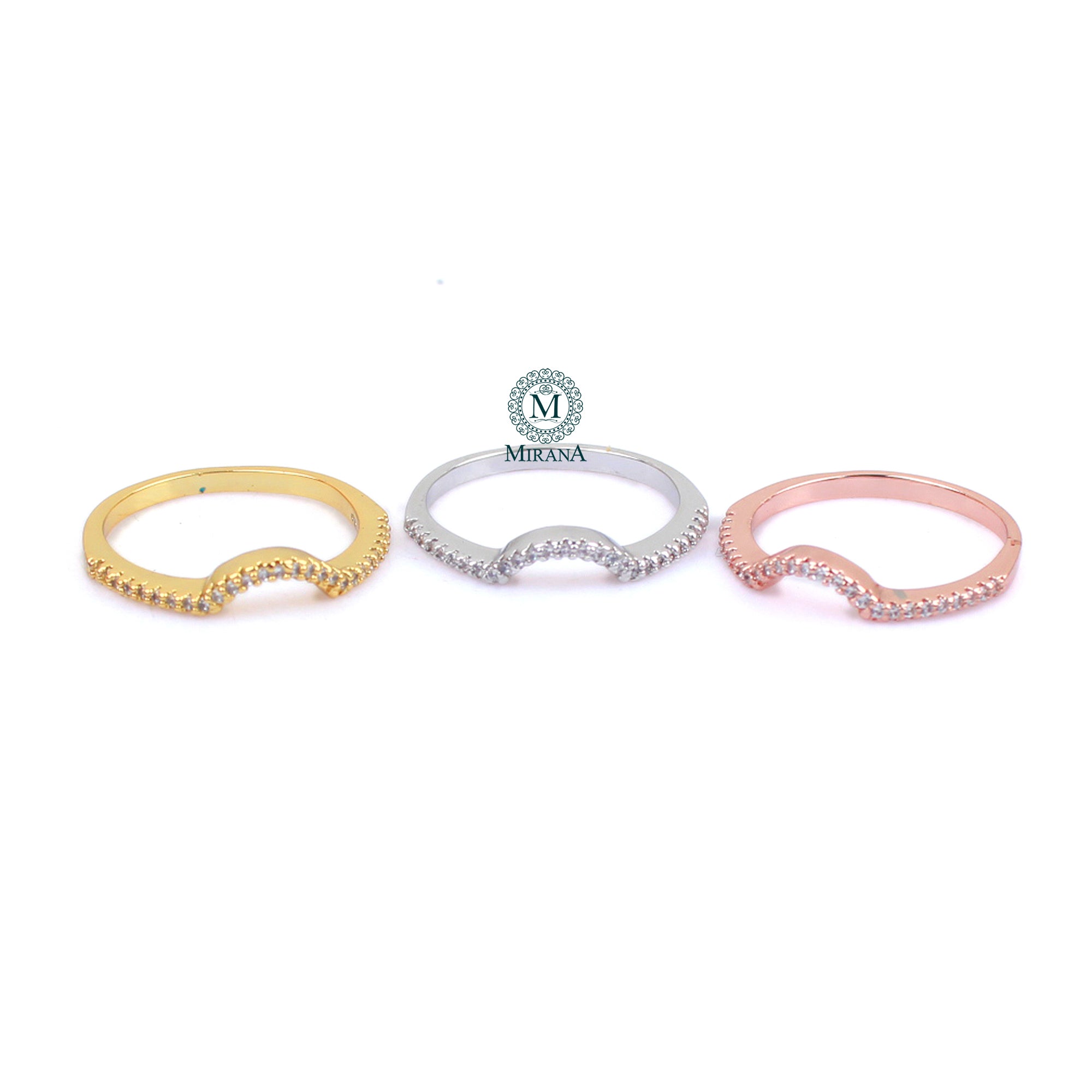 Harlyn Stacking CZ Designer Ring