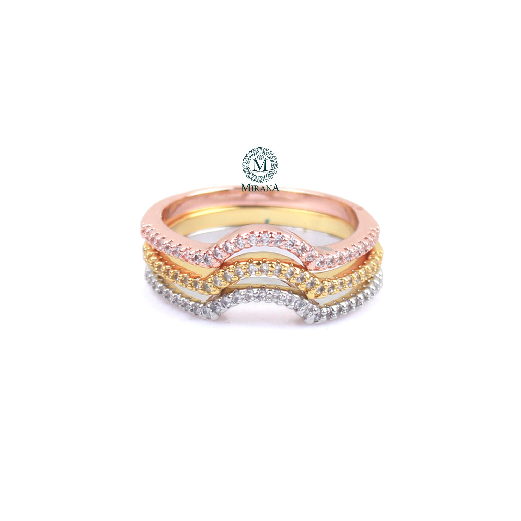 Harlyn Stacking CZ Designer Ring