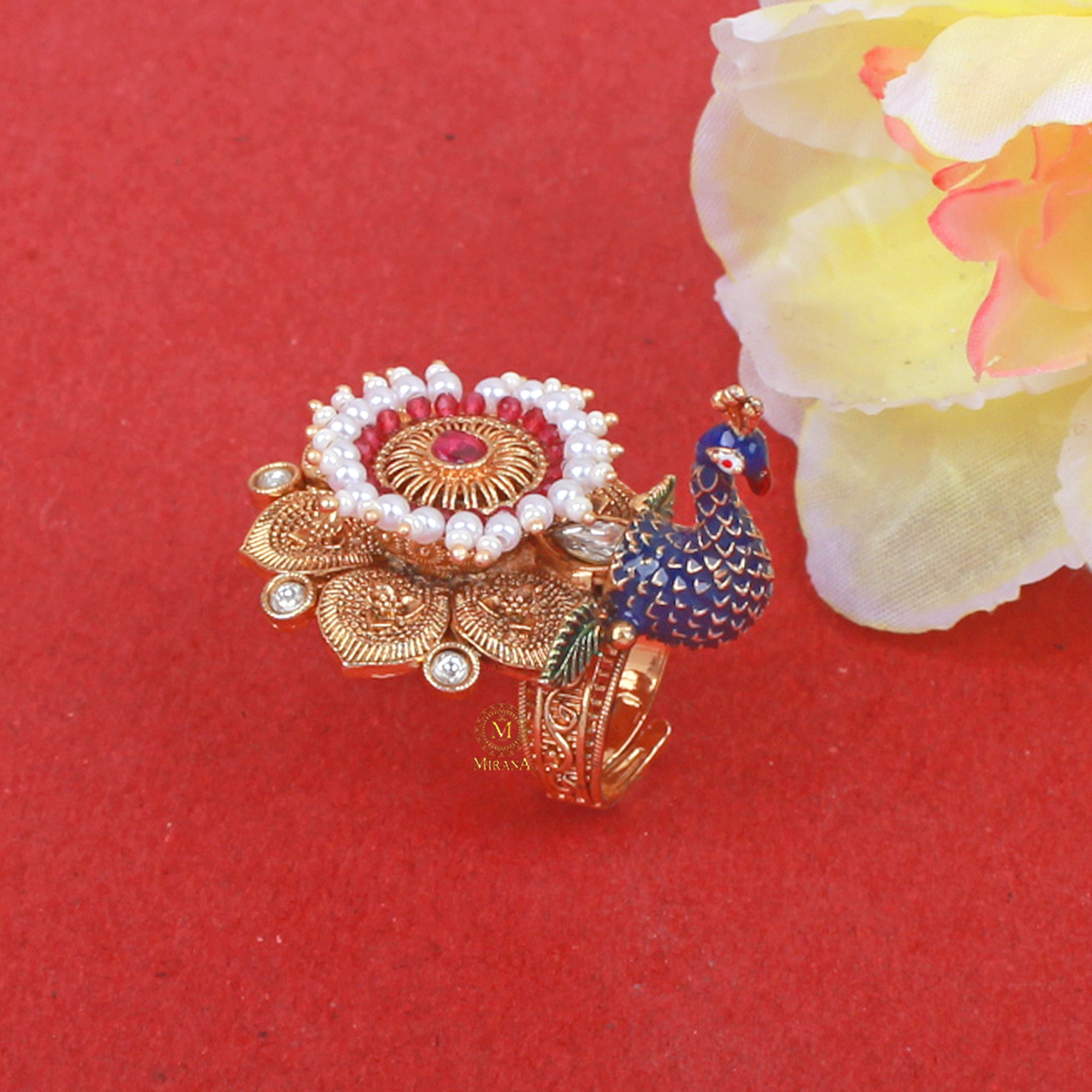 Siya Ruby Antique Designer Ring