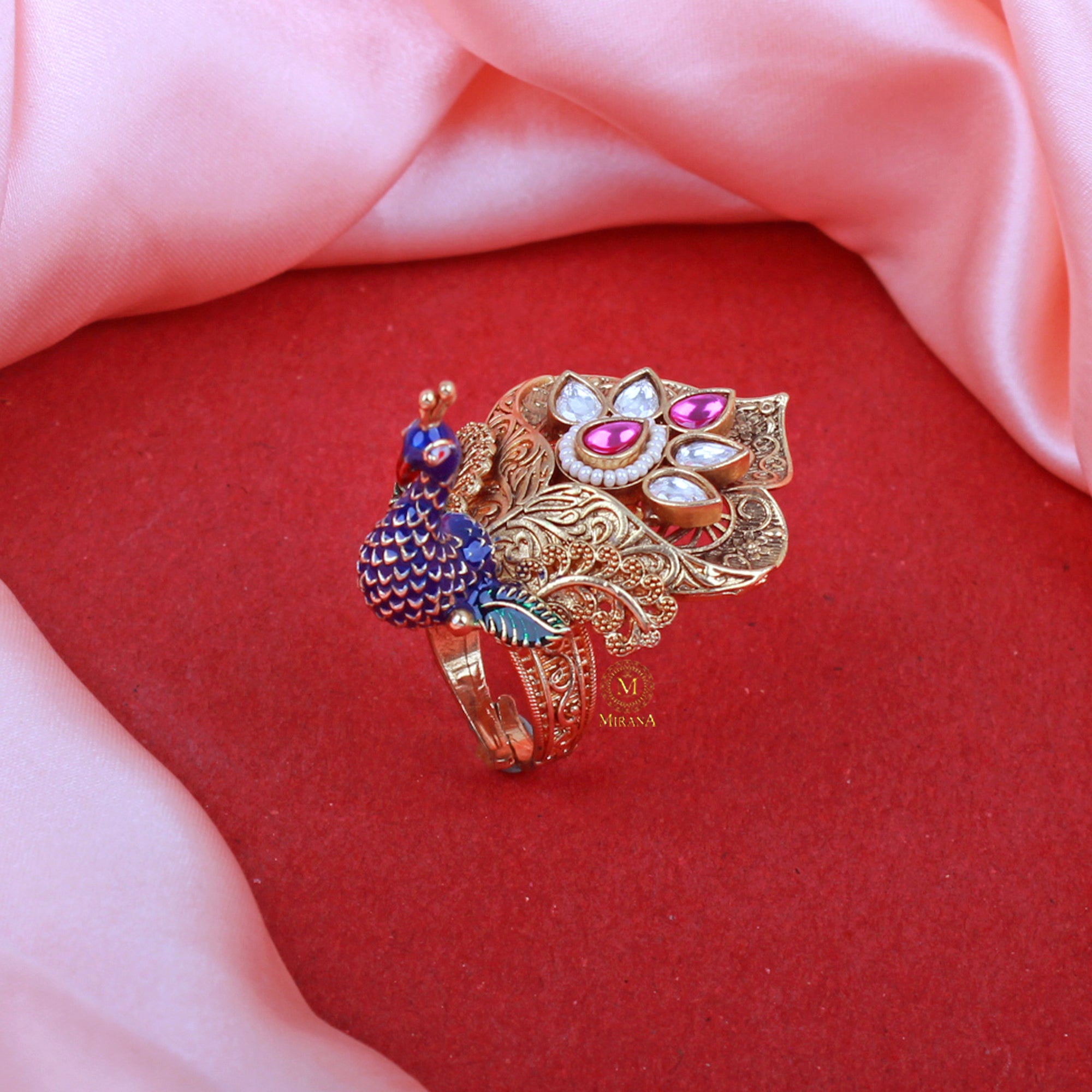 Kruttika Ruby Antique Designer Ring