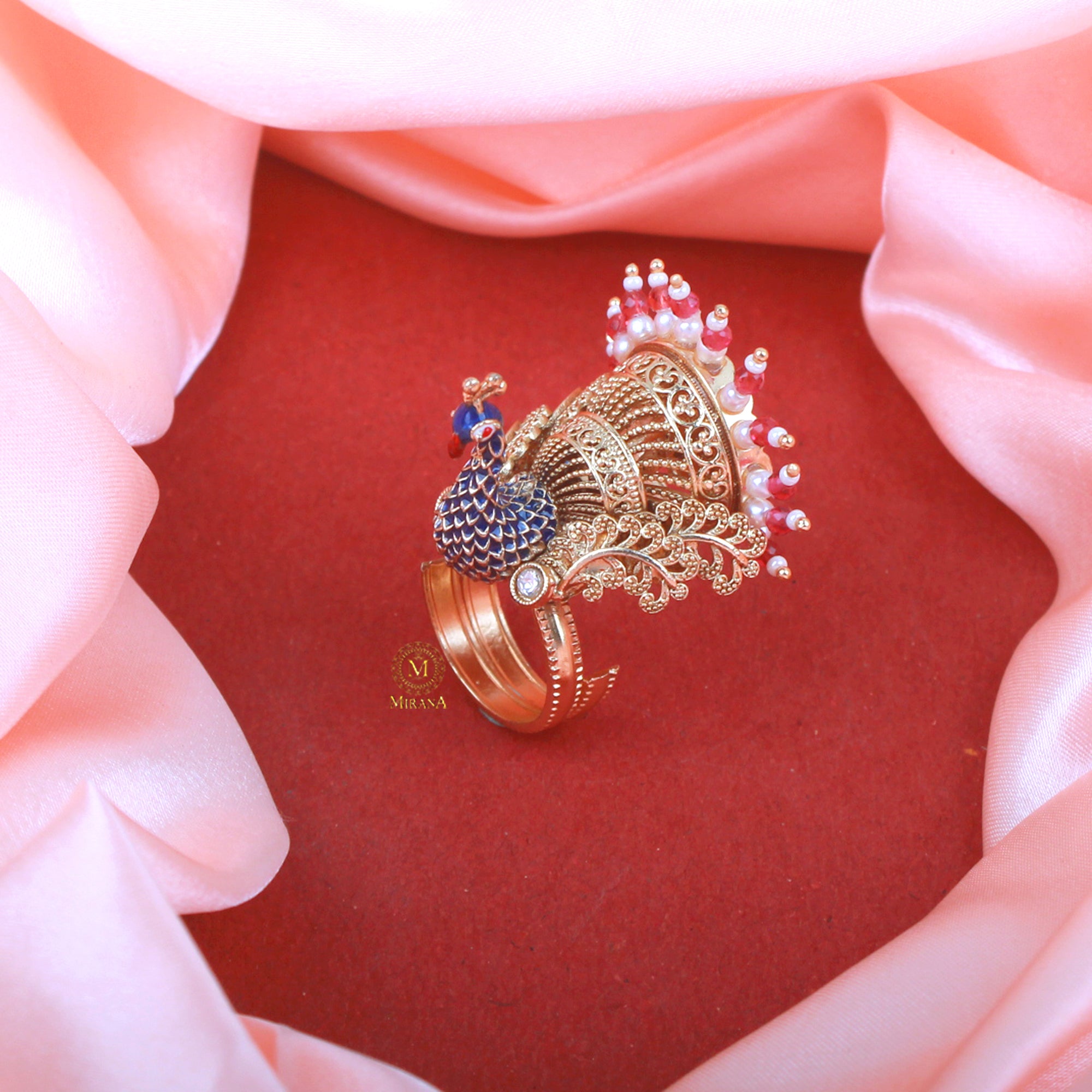 Anika Ruby Antique Designer Ring