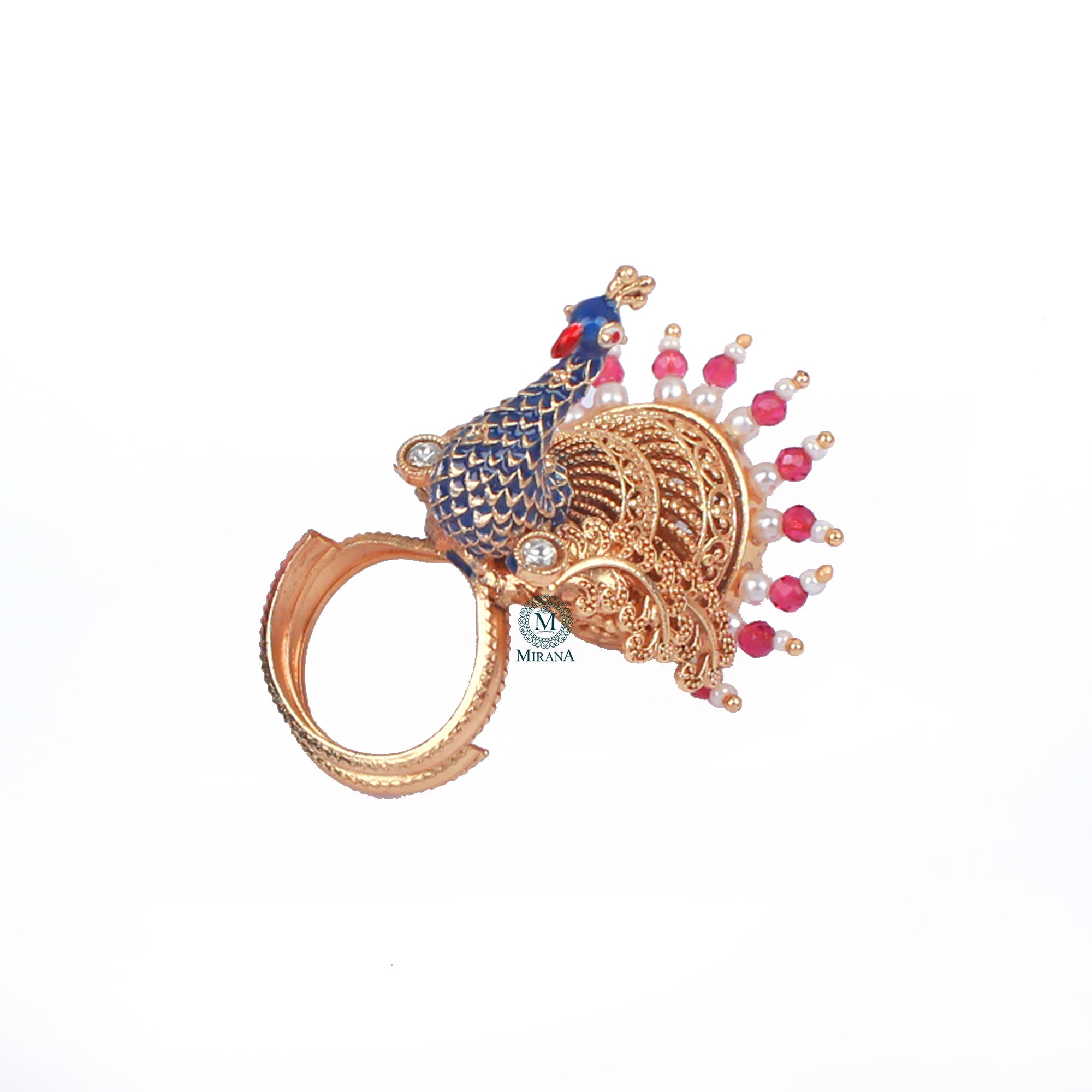Anika Ruby Antique Designer Ring