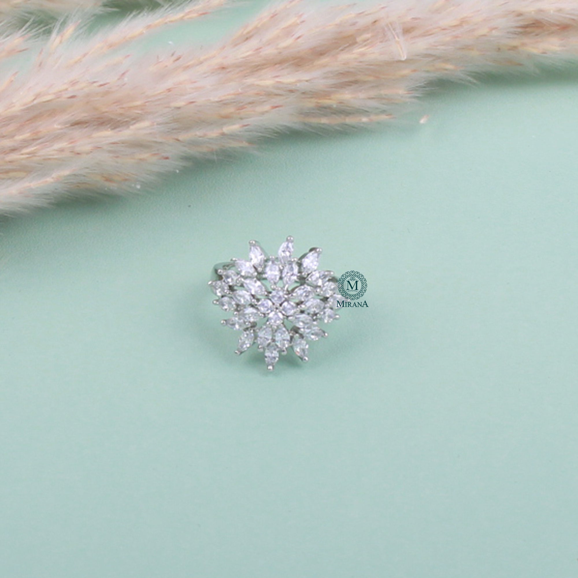 Simi CZ Designer Ring