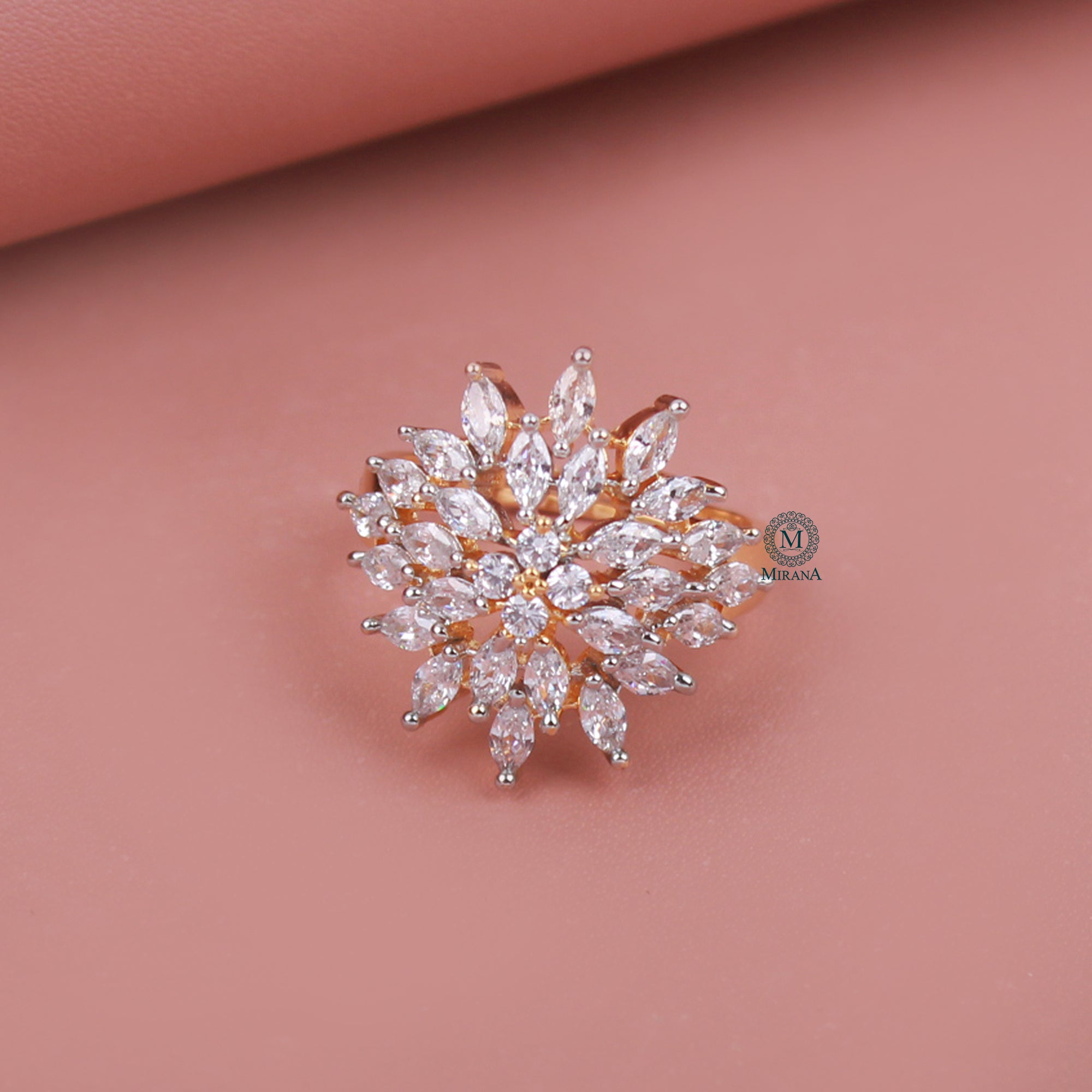 Simi CZ Designer Ring