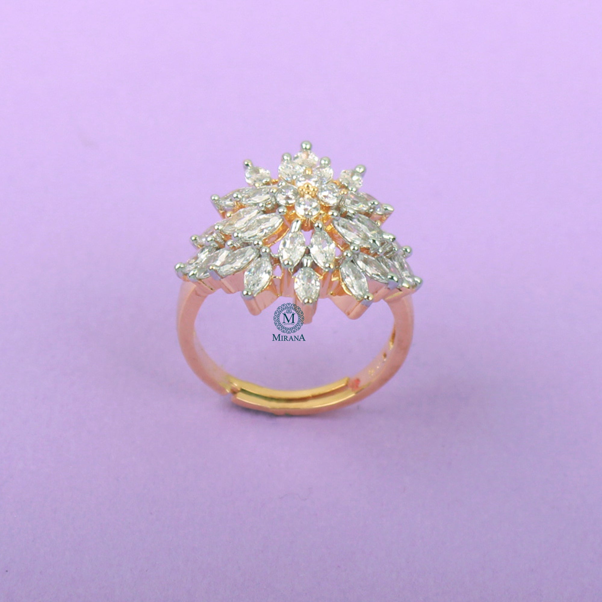 Simi CZ Designer Ring